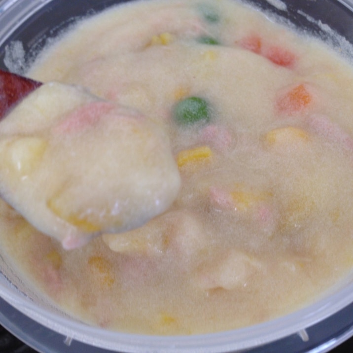 離乳食 ミックスベジタブルとツナの豆乳シチュー レシピ 作り方 By Naokoji0912 楽天レシピ 離乳食 ミックスベジタブルとツナの豆乳シチュー レシピ 作り方 By Naokoji0912 楽天レシピ